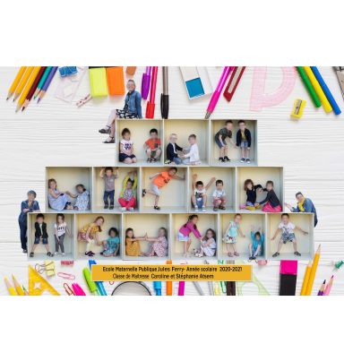 Photo de classe en cube
