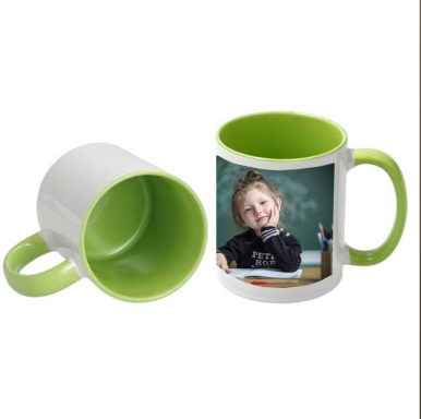 MUG VERT  320 ml personnalisé