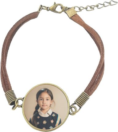 bracelet effet cuir personnalisé