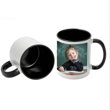 MUG NOIR  320 ml personnalisé