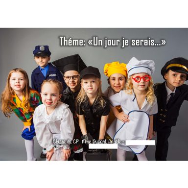 Photo de classe thème des métiers