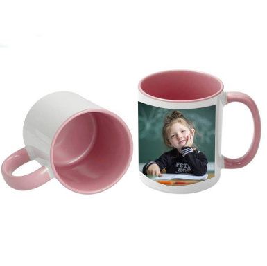 MUG ROSE 320 ml personnalisé